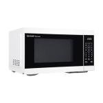 Sharp 1.1 Cu Ft Countertop Microwave Oven, White