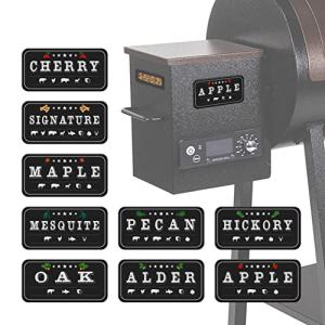 Magnet Labels for Pellet Smoker Grill - 9 Pack