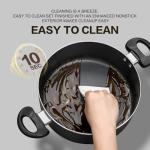 BECIGAR 8-Piece Nonstick Ceramic Cookware Set