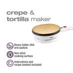 Salton Cordless Electric Crepe Maker with Accessories