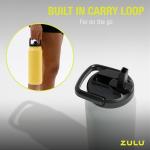 ZULU 40oz Stainless Steel Water Bottle with Lids