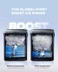 Compact Ice Maker with 2.5L Ice Basket