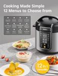 COMFEE' 6 Quart Pressure Cooker with 13 Functions
