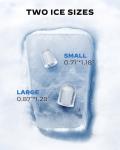 Compact Ice Maker with 2.5L Ice Basket
