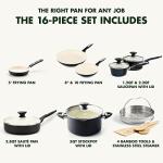 GreenPan Rio 16-Piece Nonstick Cookware Set