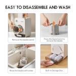 Electric Cheese Grater and Vegetable Slicer with 5 Blades