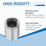 6Pcs LM4UU Linear Ball Bearings for CNC & 3D Printers