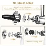 AMZCHEF Electric Meat Grinder and Sausage Stuffer