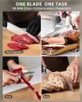 15-Piece Japanese High Carbon Knife Set with Block