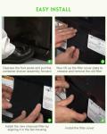 Trash Compactor Charcoal Air Filters - 4 Pack