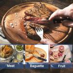 BEWOS 16-Piece Stainless Steel Steak Knives Set