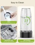 LAMPICK 1100W Smoothie Blender with To-Go Cups