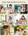 LAMPICK 1100W Smoothie Blender with To-Go Cups