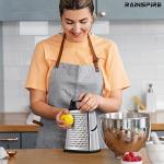 Rainspire Stainless Steel Box Grater with Handle