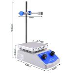 Magnetic Stirrer Hot Plate Mixer with Stand 1000ml
