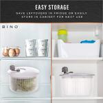 BINO Manual 2.75 Qt Salad Spinner and Bowl