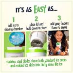Nostalgia Retro Shaved Ice Machine with Cup and Molds