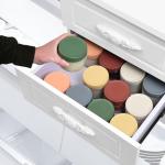 EONJOE 8oz Glass Jars with Lids - 6-Pack