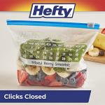 Hefty Sliding Freezer Bags, 1 Quart, 35 Count