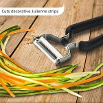 Lurch Julienne Vegetable Peeler with Non-Slip Handle