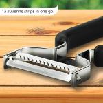 Lurch Julienne Vegetable Peeler with Non-Slip Handle