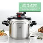 T-fal Clipso 6.3 Quart Stainless Steel Pressure Cooker