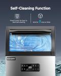 EUHOMY 100lbs Commercial Stainless Steel Ice Maker