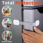 2-Pack Adjustable Child Proof Fridge Locks