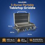 Portable Gas Grill and Griddle for Outdoor Cooking
