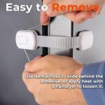 2-Pack Adjustable Child Proof Fridge Locks