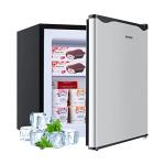 BANGSON 1.1Cu.ft Compact Upright Freezer in Silver