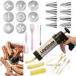 Churro Maker Machine with Piping Tips and Recipes