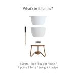 Boska Choco Marie Fondue Pot Set for Chocolate