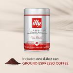 Illy Classico Medium Roast Ground Espresso, 8.8 oz