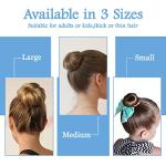 Dark Brown Donut Hair Bun Maker with Pins