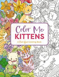 Purr-fect Kittens Adult Coloring Book