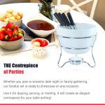 Chocolate Fondue Pot Set with Dipping Forks