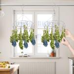 Elesunory 4-Piece Stainless Steel Herb Drying Rack