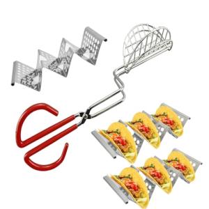 4-Piece Taco Shell Maker and Holder Set
