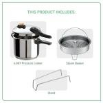 T-fal 6.3 Quart Stainless Steel Pressure Cooker