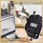 SEEDEEM 2-Slice Stainless Steel Digital Toaster