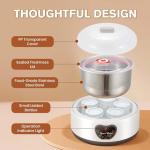 Automatic Yogurt Maker with 5 Glass Jars