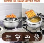 Japanese Stainless Steel Tempura Deep Fryer Pot