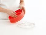 Lekue Red Microwave Popcorn Popper