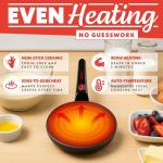 Gourmia 8” Nonstick Electric Crepe Maker