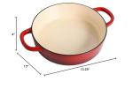 Crock-Pot Artisan Cast Iron Braiser, 5 Quart