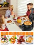 Double Belgian Waffle Maker with 180° Flip