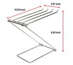 Stainless Steel Dish Rag Holder with 4 Arms