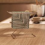 Stainless Steel Dish Rag Holder with 4 Arms