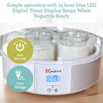 Euro Cuisine YMX650 Automatic Yogurt Maker with Jars